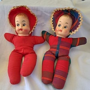 1970s Rosemary doll New York 10 inch cloth doll with plastic face